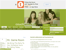 Tablet Screenshot of couchwives.de